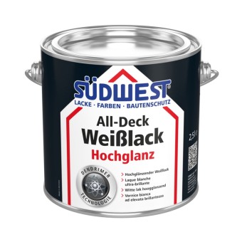 SÜDWEST All-Deck Weißlack Hochglanz